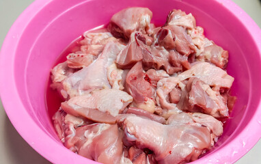 raw chicken meat