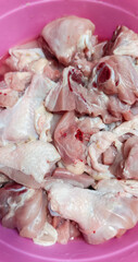 raw chicken meat