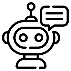 Business Automation Chatbot Icon