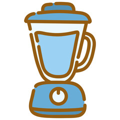 blender machine vector illustration