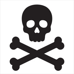 Skull and Crossbones Warning Symbol