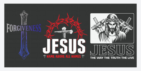 Christian Streetwear T Shirt Design, Jesus Faith T-Shirt Designs, Trendy Religious EPS for Sublimation, POD, Modern Faith-Based Designs, Unique T-Shirt Graphics, Christian Apparel 