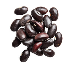 Obraz premium Black Beans Isolated