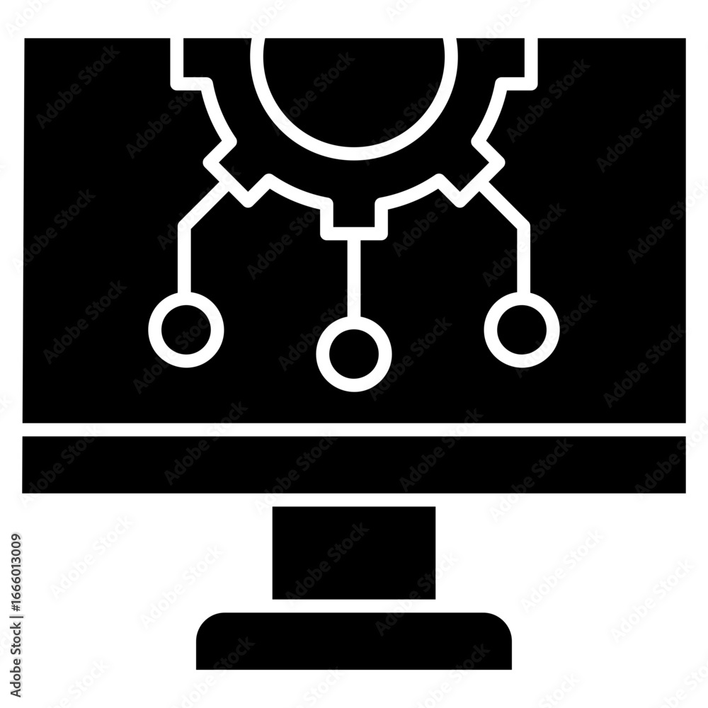 Poster api link icon element for design