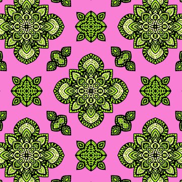 Psychedelic Bloom Pattern