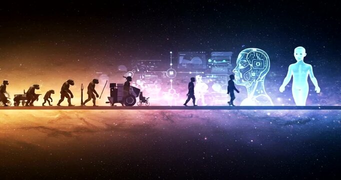 Evolution of Humanity and Technology in Cosmic Setting