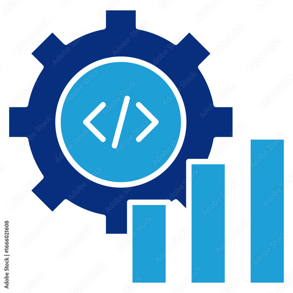 Poster build status icon element for design