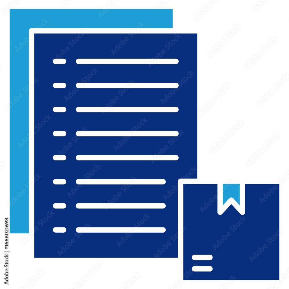 Poster product backlog icon element for design