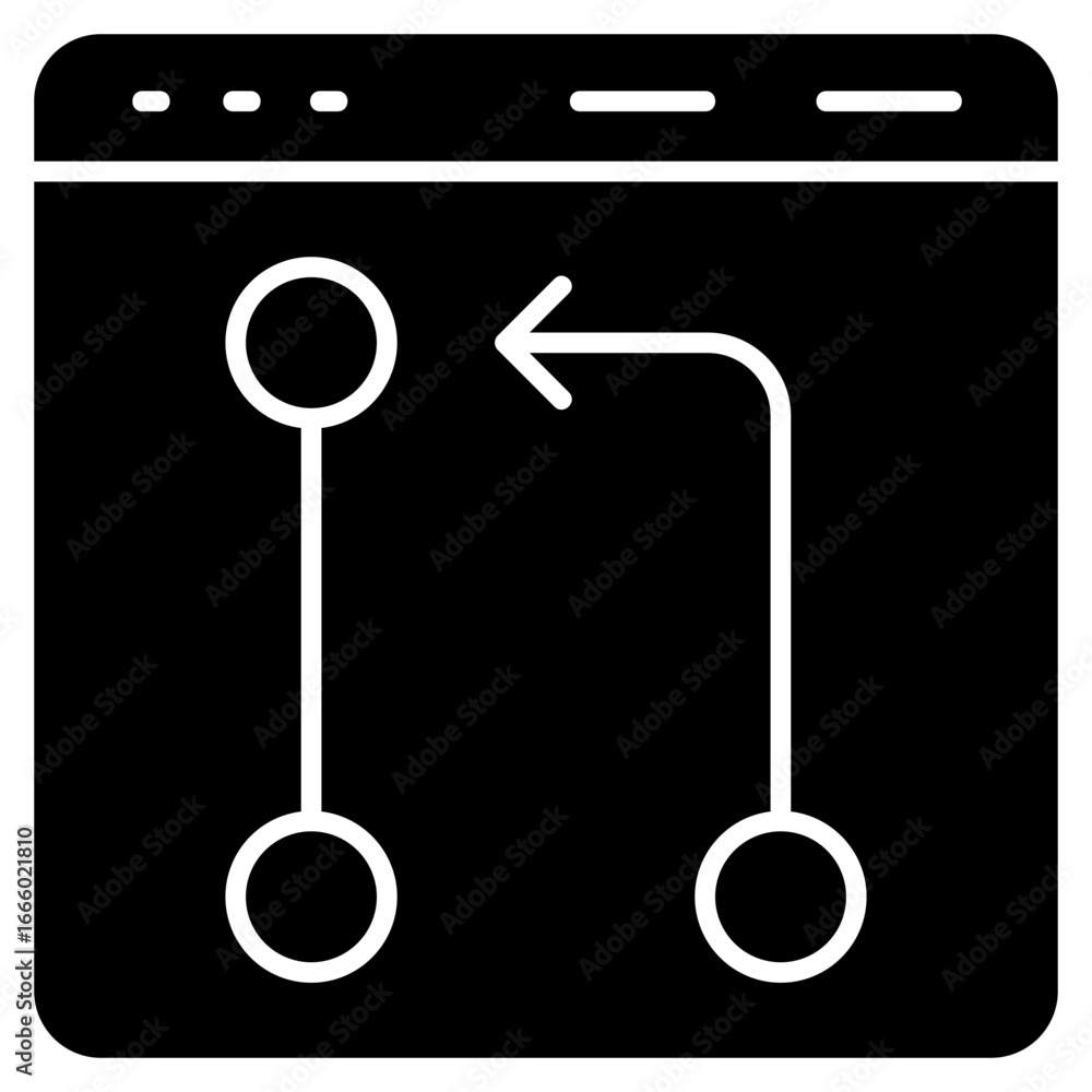 Poster Pull Request Icon Element For Design