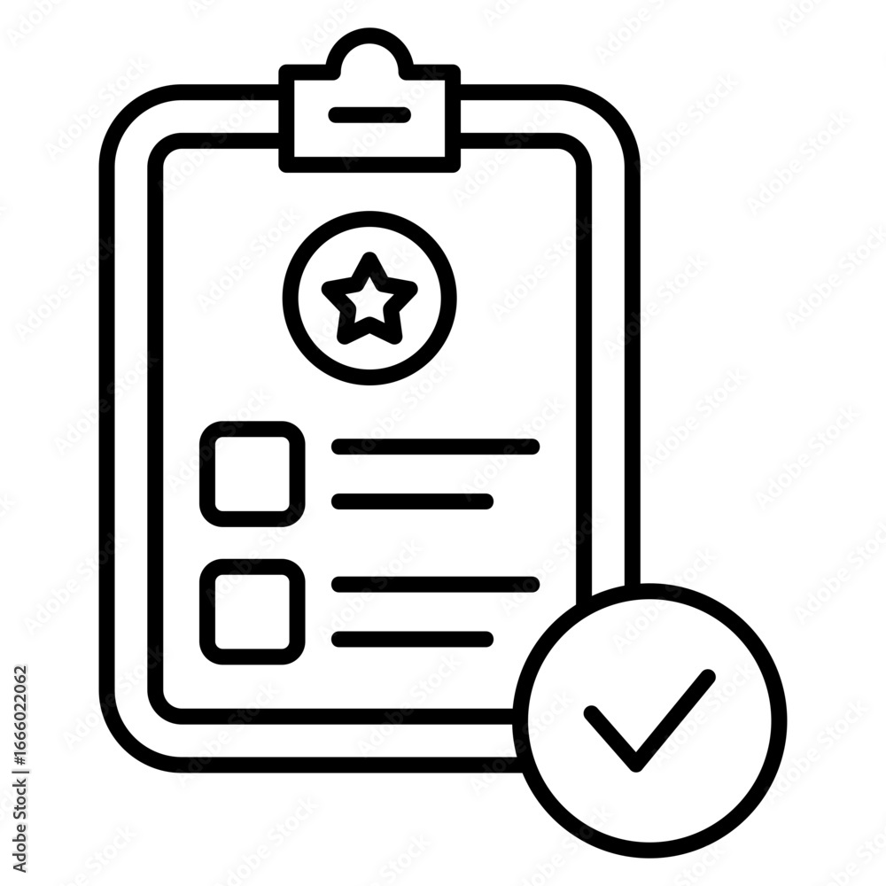 Poster task board icon element for design