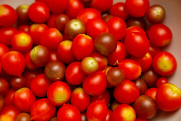 Bowl of red tomatoes