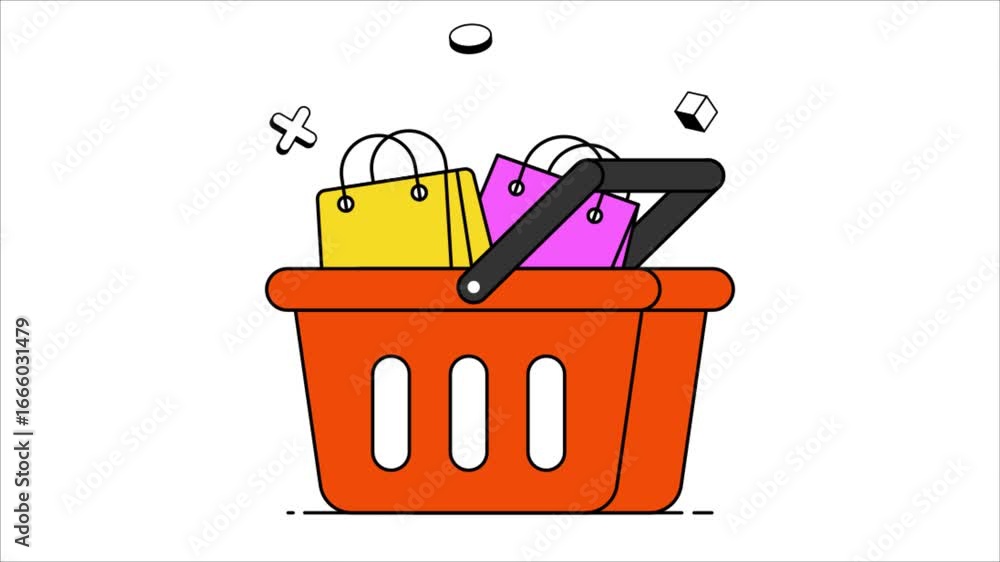 Poster e commerce animation mp4 file