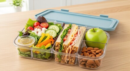 Healthy lunchbox meal prep ideas perfect for balanced diet and portion control