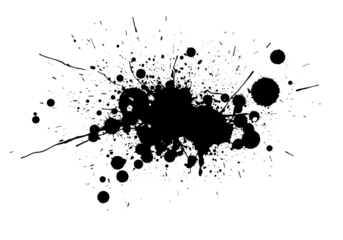Explosive dynamic abstract ink splash bursting with energy perfect for modern design projects