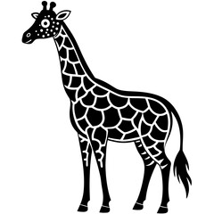 Fototapeta premium giraffe vector illustration