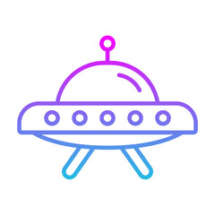 Obraz premium Ufo Icon
