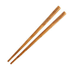 Obraz premium Wooden Chopsticks Isolated