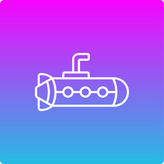Obraz premium Submarine Icon