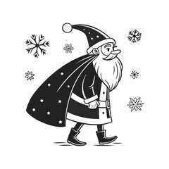 Santa Pointing icons.