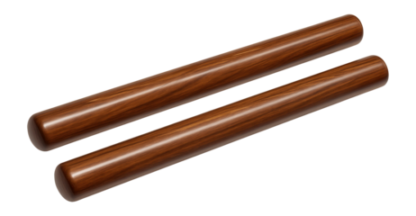 Kali sticks with smooth surface