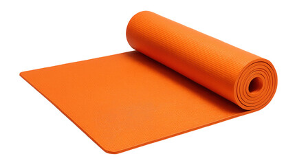 PVC yoga mat, non-toxic, orange color