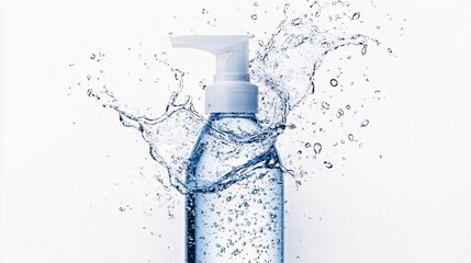 Hydration Spray for Skin and Face Refreshment - Isolated on White Background