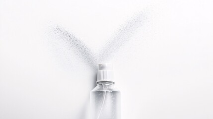 Hydration Spray for Skin and Face Refreshment - Isolated on White Background