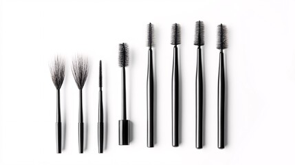 Lash Extensions Kit for Eyelash Enhancement and Beauty - Isolated on White Background