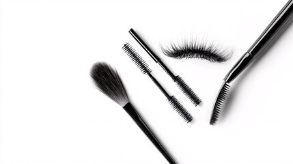 Lash Lift Kit for Eyelash Enhancement - Isolated on White Background