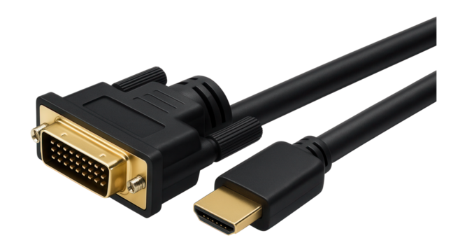DVI to HDMI cable with dual-link capability