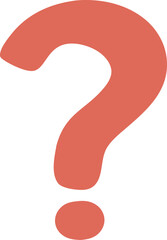 red question mark