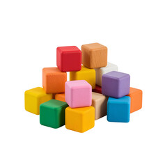 Obraz premium colorful wooden blocks