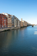 The Old Town of city of Florence, Italy