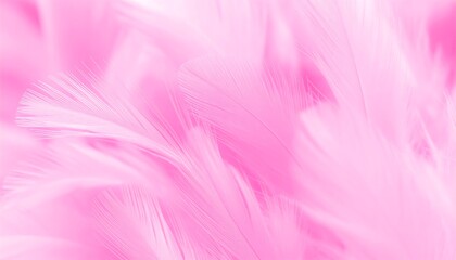 Obraz premium Delicate Pink Feather Abstract: Soft Texture and Gentle Lightness for Dreamy Backgrounds