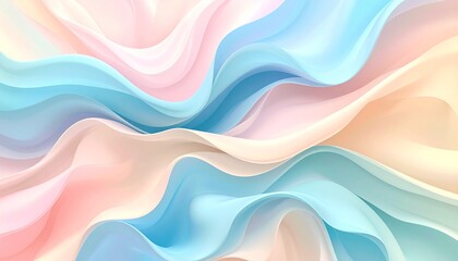 Fototapeta premium Pastel Fluid Formations