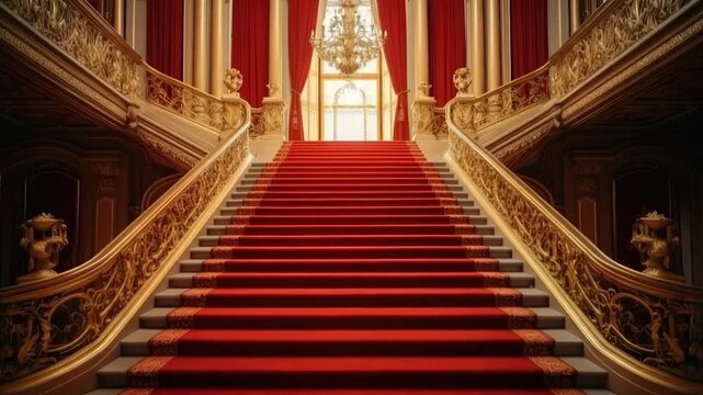 elegant staircase modern in palace