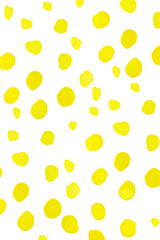 Watercolor Yellow Abstract Textured Background on paper