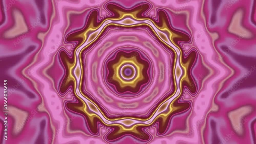 Poster this captivating design features intricate abstract patterns with vibrant purple and gold hues, crea