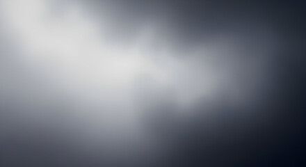 Blurred Gray Abstract Cloudscape with Muted Light and Shadow
