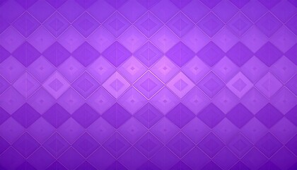 A vibrant, repeating pattern of purple rhombuses creates a captivating, textured background.