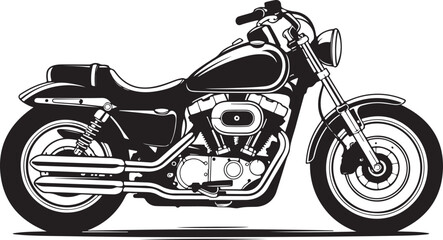 Obraz premium Motorcycle Silhouette Vector Bundle Set 