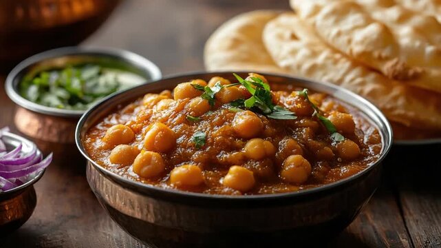 chole bhature punjab indian recipe video