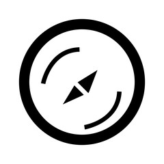 vector illustration of an qibla direction for muslim and islam