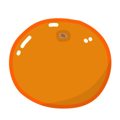 Cute Orange Cartoon Doodle Decorative