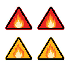 fire danger sign