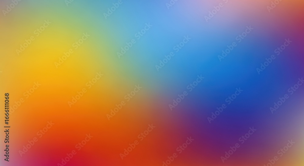 Poster vivid gradient mesh background with spectrum of radiant color transitions