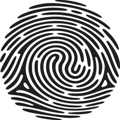 Unique fingerprint design element for security, identity, and personal authentication needs today
