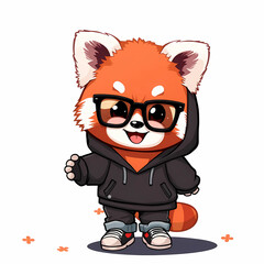 Adorable Panda Chibi Style