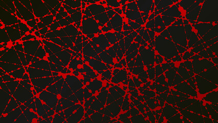 赤いスプラッシュが広がるクールな背景