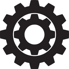 Dynamic cogwheel design for modern engineering projects and technology illustrations or mechanical concepts